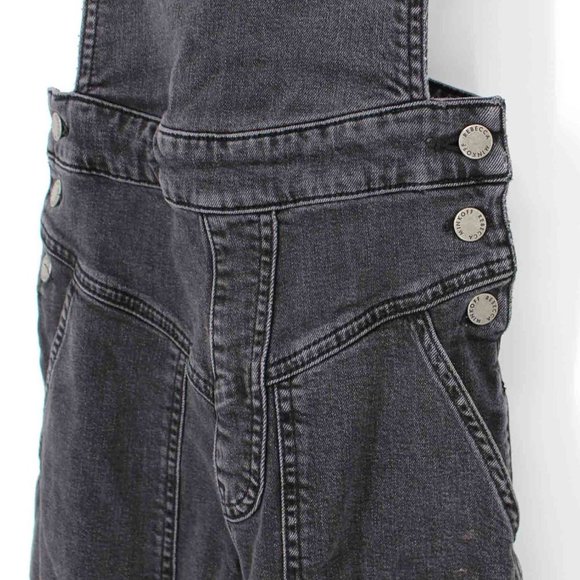 Rebecca Minkoff Black Denim Overalls Jeans Bib Skinny Leg Adjustable Straps XXS - Picture 4 of 8